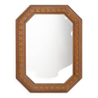 Mid-Century Octagonal Mirror, 1950’s Italy