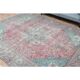 1970s Vintage Persian Handmade Wool Pink Area Rug 292x387