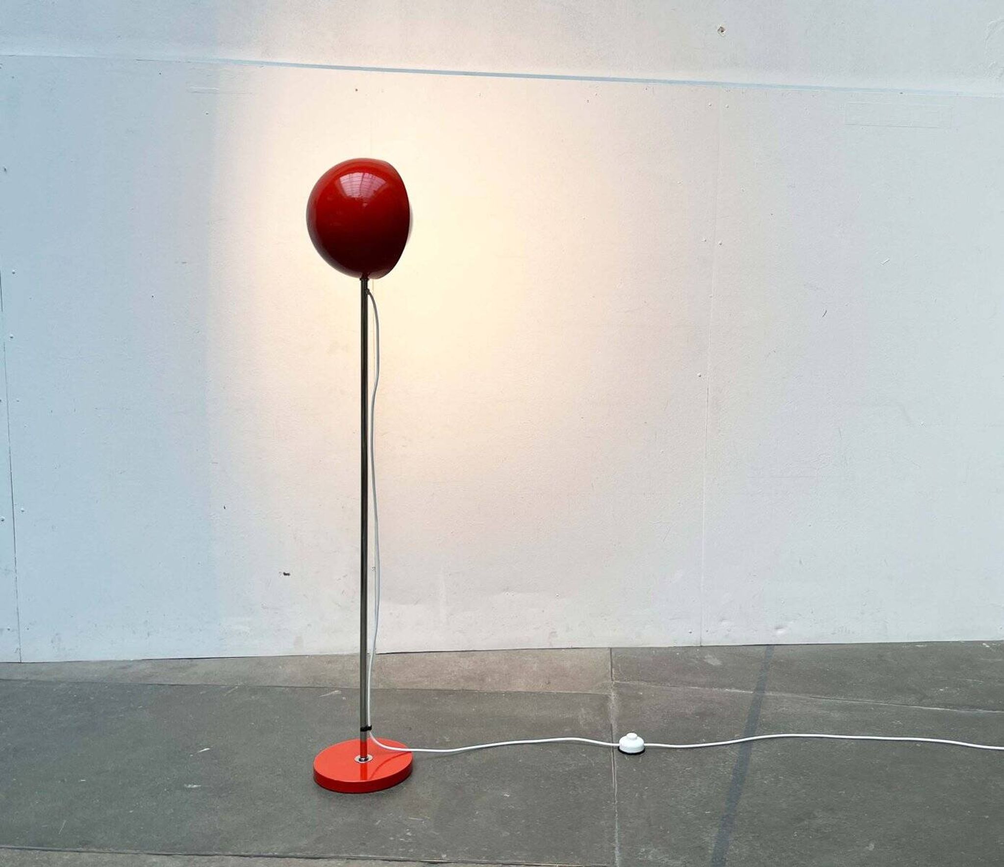 Lampadaire Éclipse Space Age Moderne du Milieu du Siècle, Allemagne, années 1960