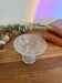 Vintage glass stemmed cup