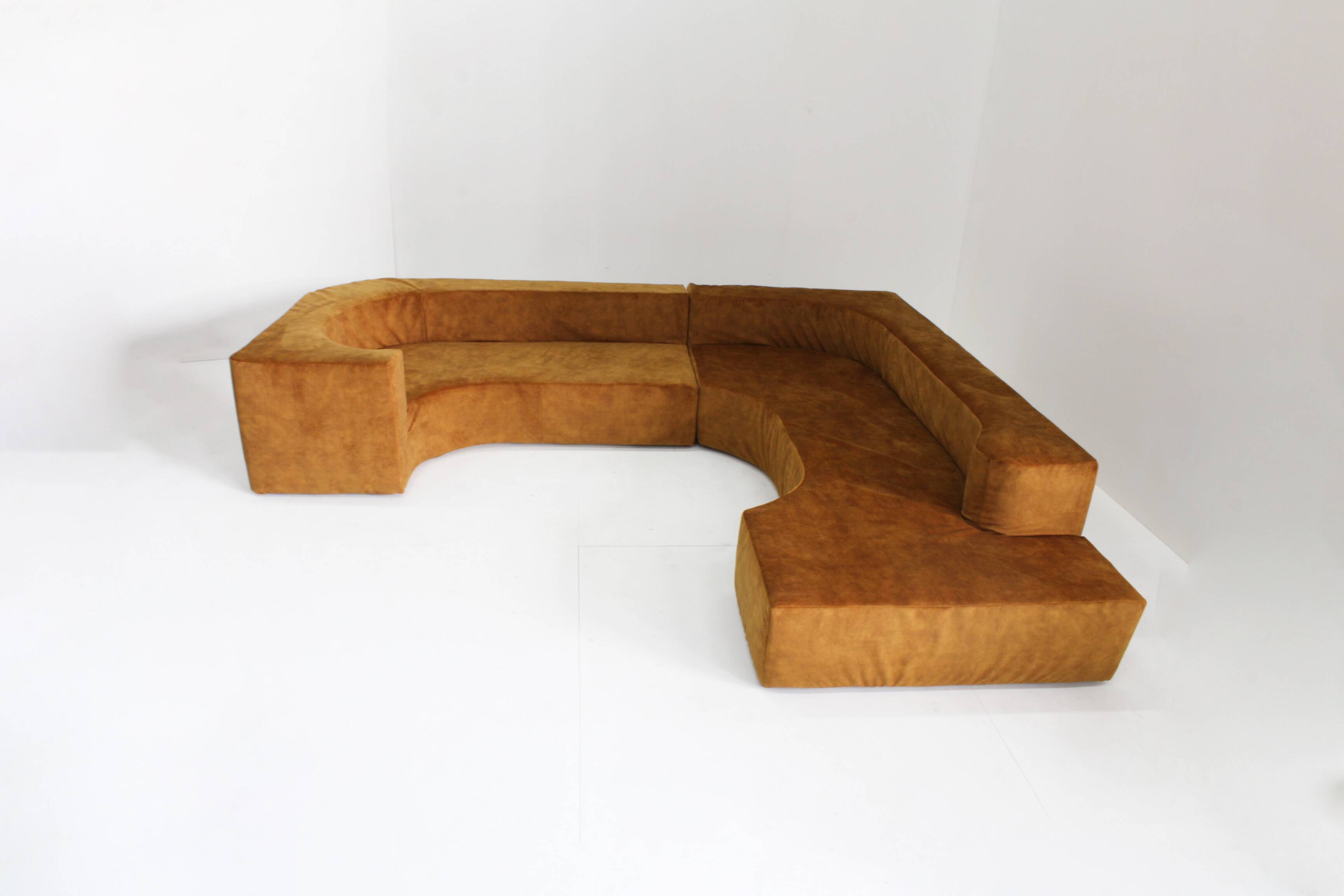 Vintage Modular corner sofa by Giovannetti Collection Italy 1990s