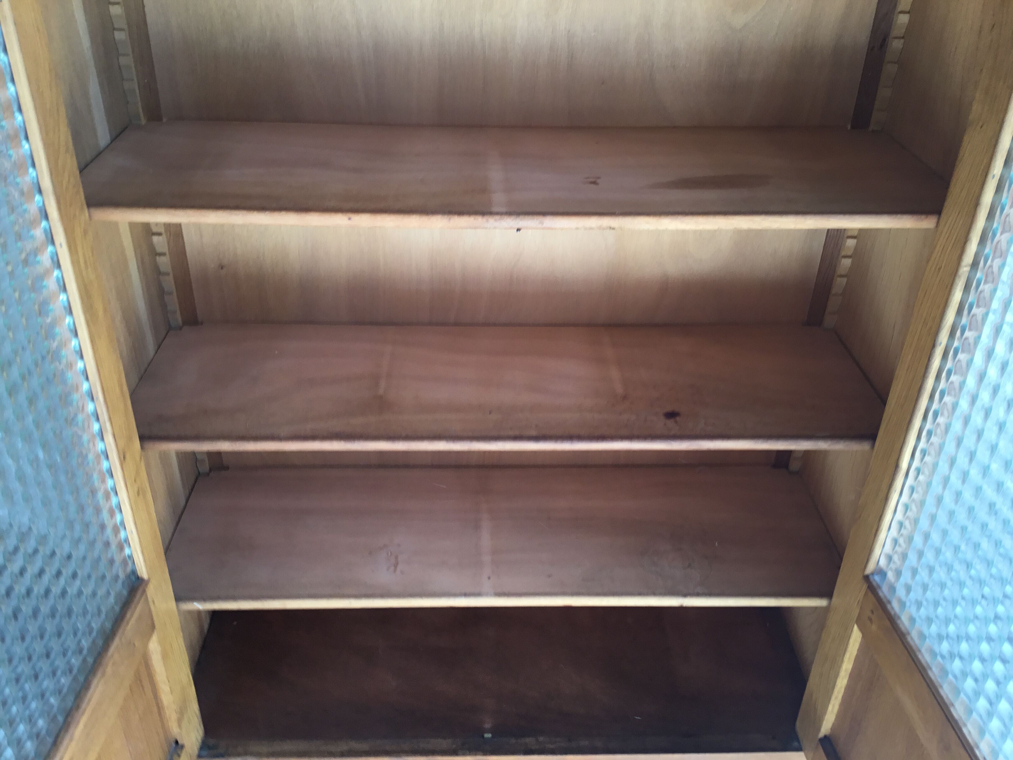 Bookcase or school glass cabinet - vintage 1960