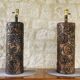 Pair of Brutalist table lamps by Irv Bramberg, 1960s