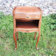 Old wooden bedside table Louis XV style