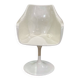 Swivel tulip chair in fiberglass from the 1970s