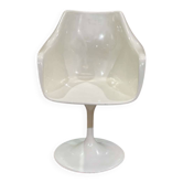 Fauteuil tulipe pivotant en fibre de verre des années 70