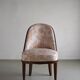 2 Art Deco mahogany curved back chairs | France | 1920s