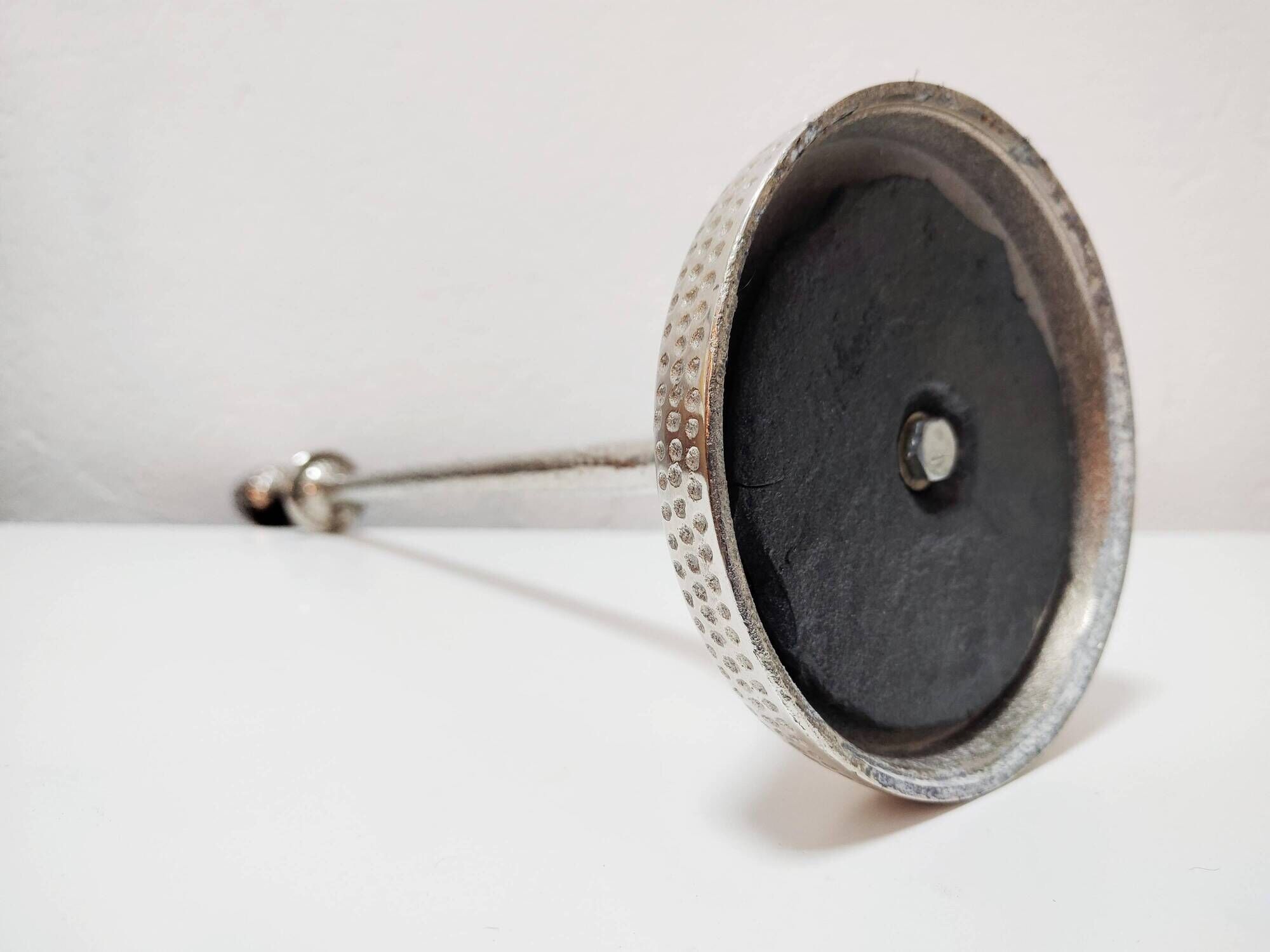Brutalist Aluminium Candle Holder designed by Günther Lambert 1970s