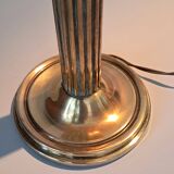 Neoclassical lamp in gilded brass 1940/1950.