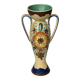 Amphora Vase Ceramic Gouda Holland - Rubens hand painted flower motif - Model 1035