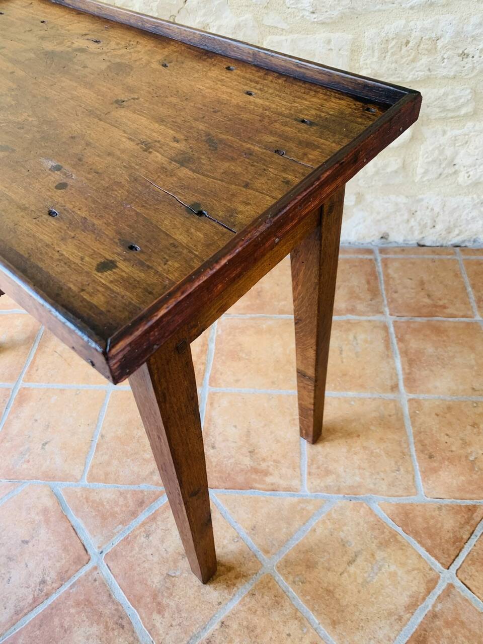 Small console / Side table in walnut 19th century