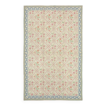 Handmade Vintage Flatweave Needlepoint Kilim 182 cm x 290 cm