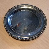 Ensemble de 5 sous verres en métal argenté