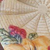 Vintage Barbotine Basket