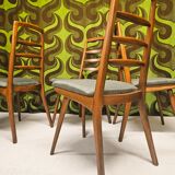 Set of 4 Scandinavian chairs 1970