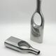 Pair of "drop" vases in aluminium cast, Italy, 1970s