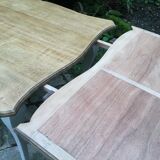 Old oak table with extensions