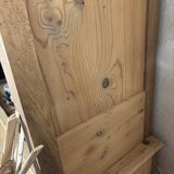 Black and wood farmhouse sideboard