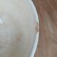 Old ceramic bowl – blue and burgundy floral decoration