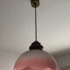 Vintage glass pendant light