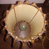 Lamp to be placed in rattan