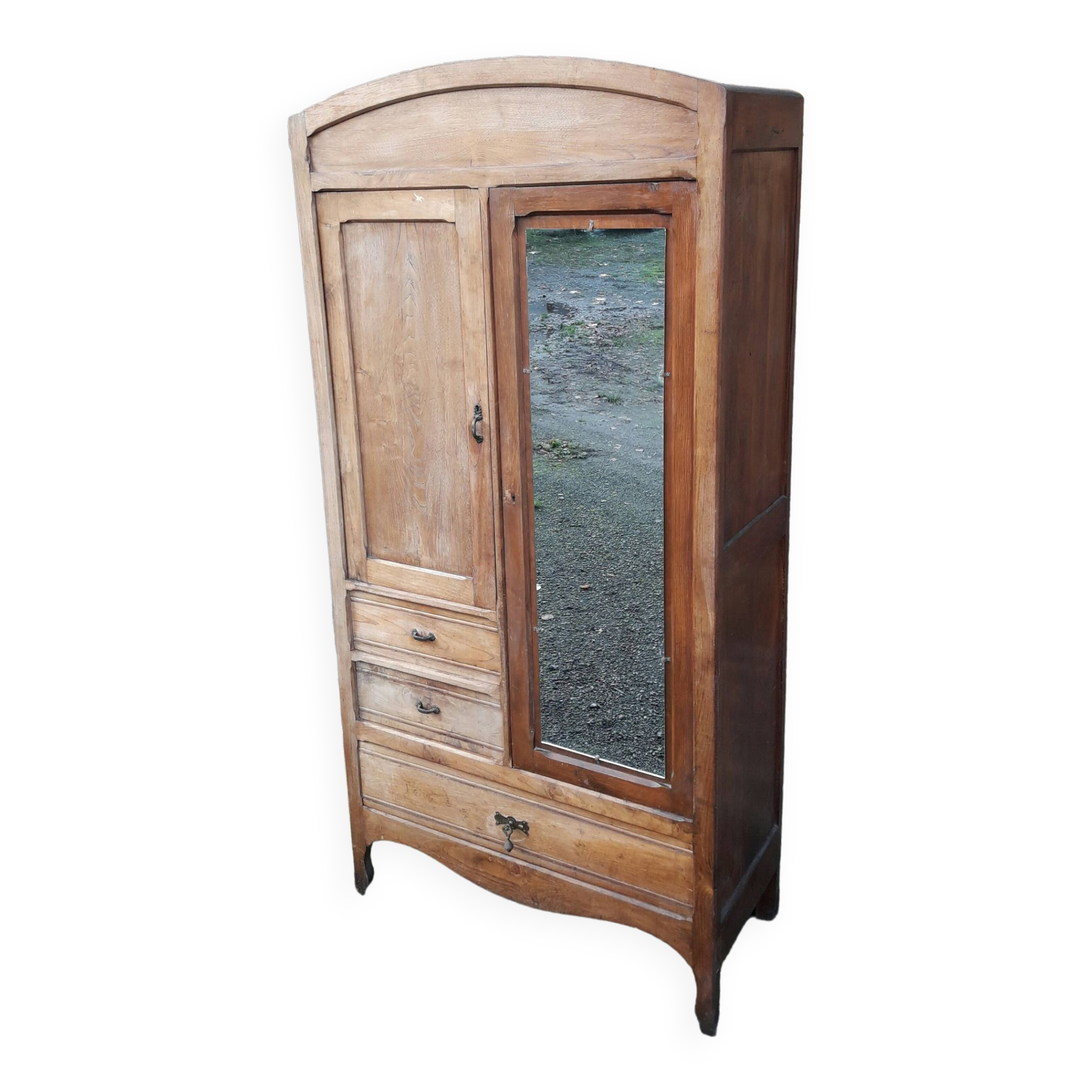 Vintage wardrobe mirror cabinet