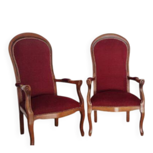 2 fauteuils louis XV