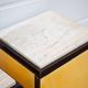 Pair of lacquered wood nightstands with brand plate, vintage bedside table, bedroom furniture
