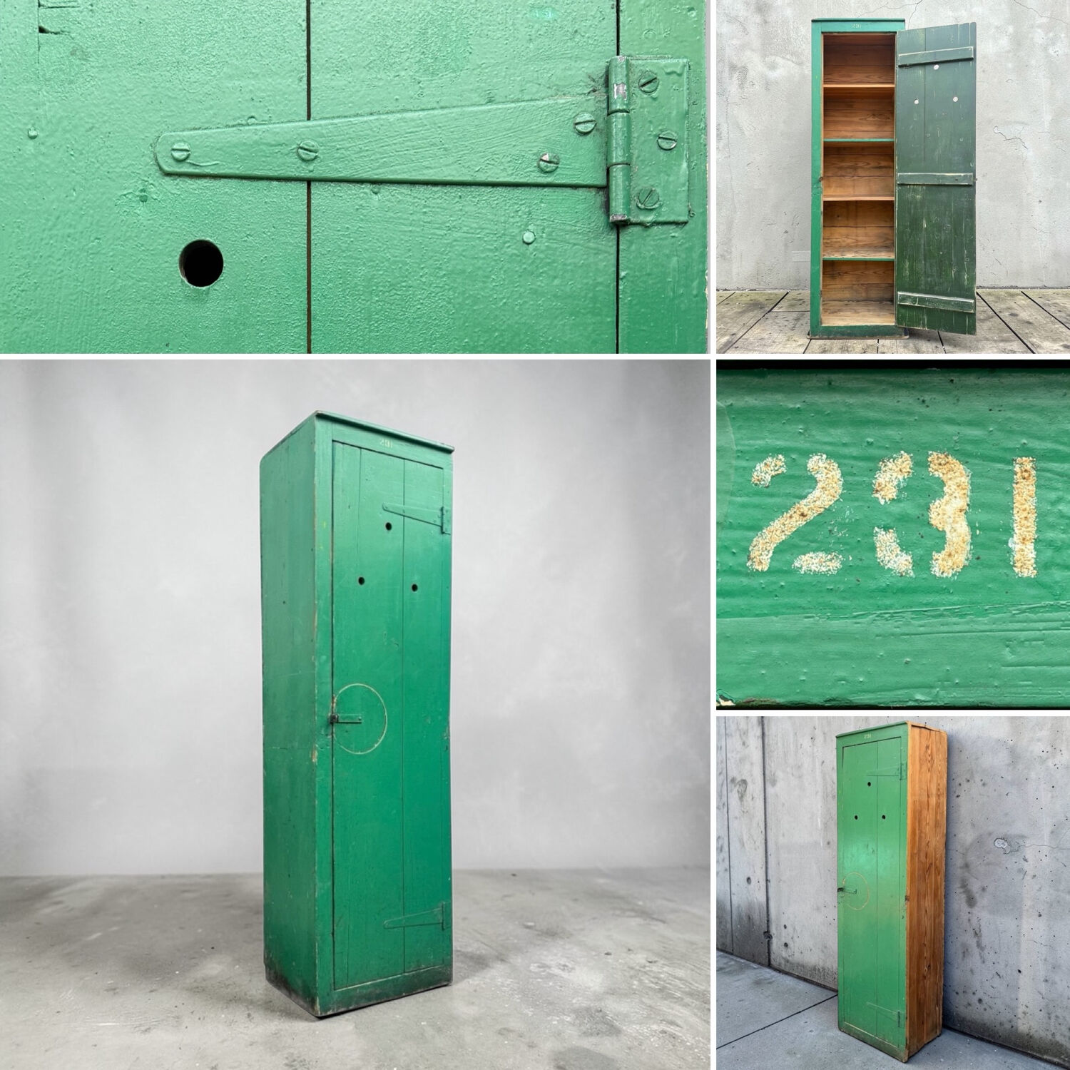 Green workshop cabinet 1940