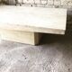 Italian travertine coffee table