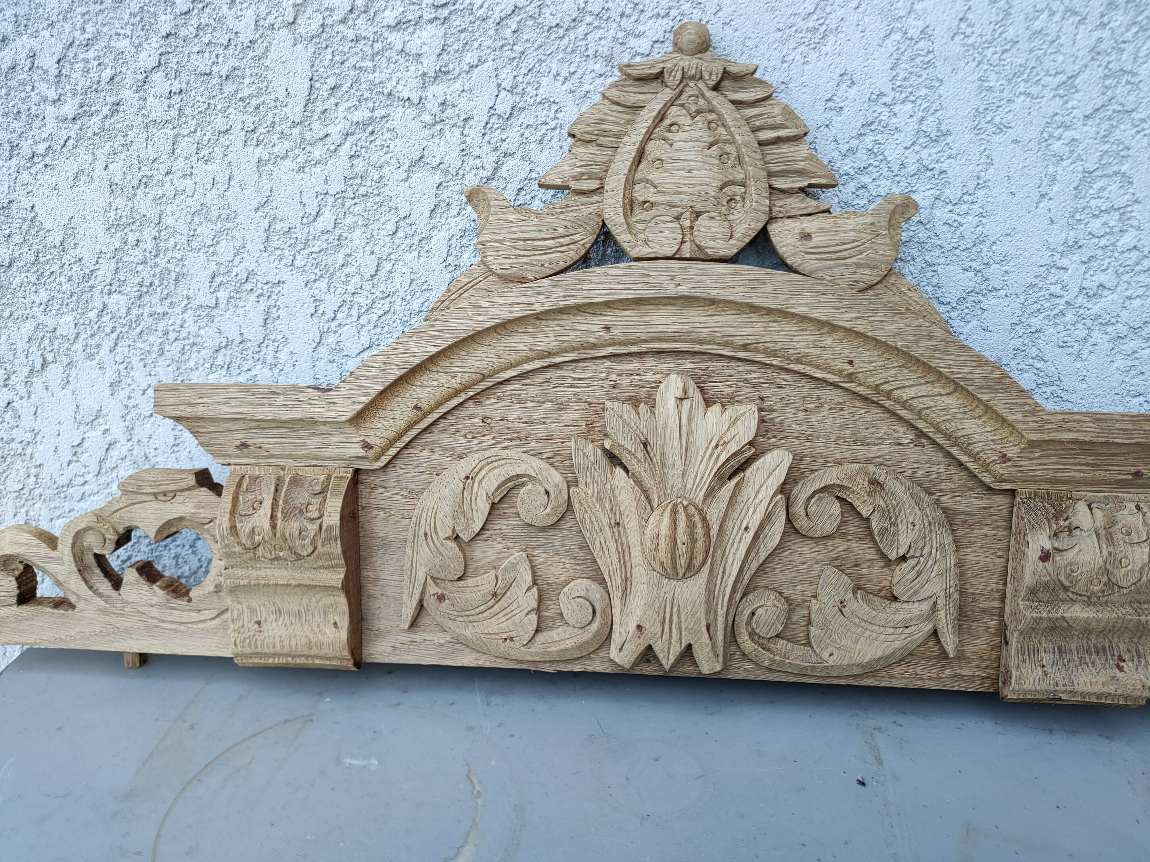 old oak pediment