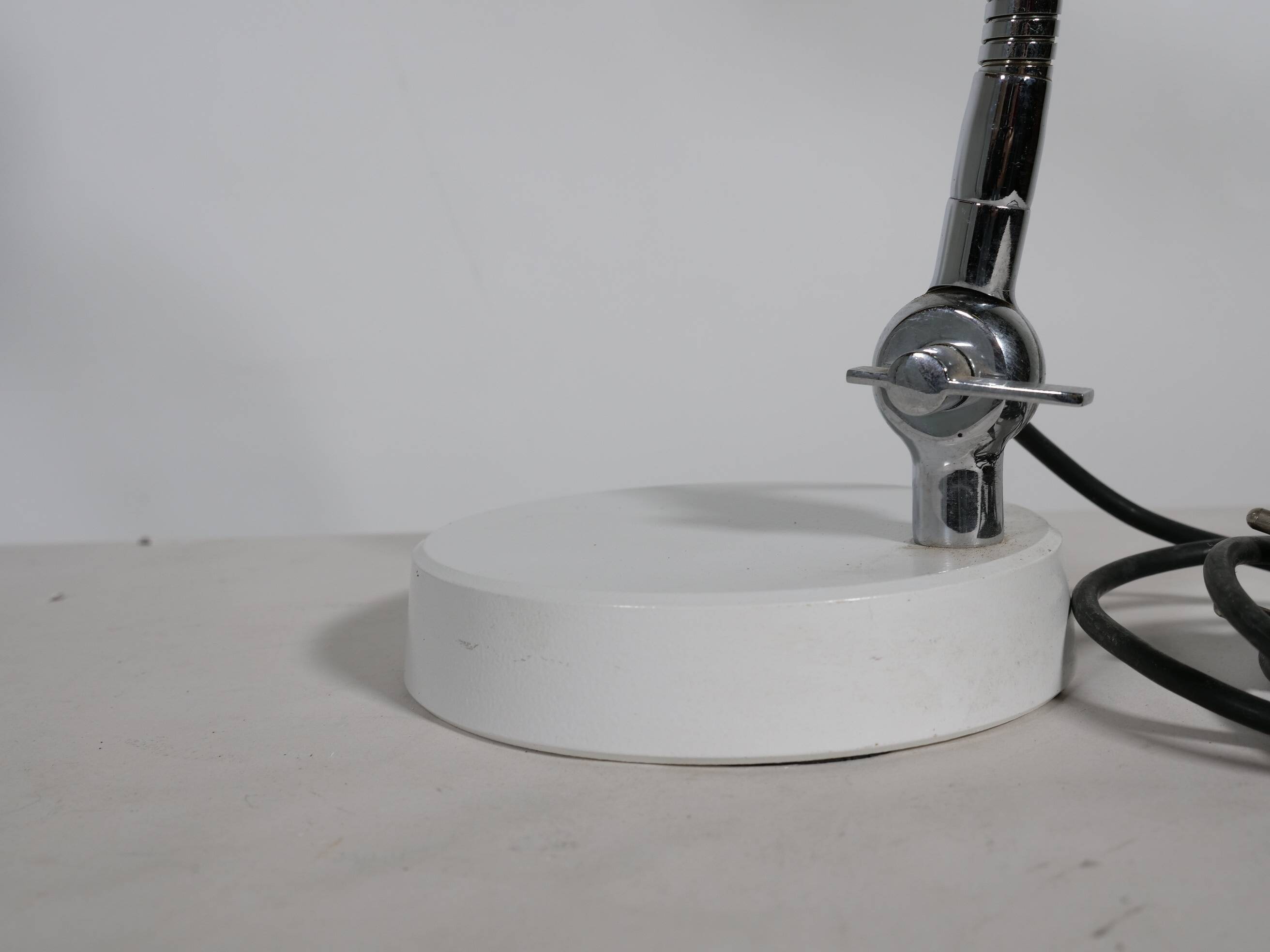 Vintage Mid-Century Desk Lamp with Magnifying Glass, 1970s