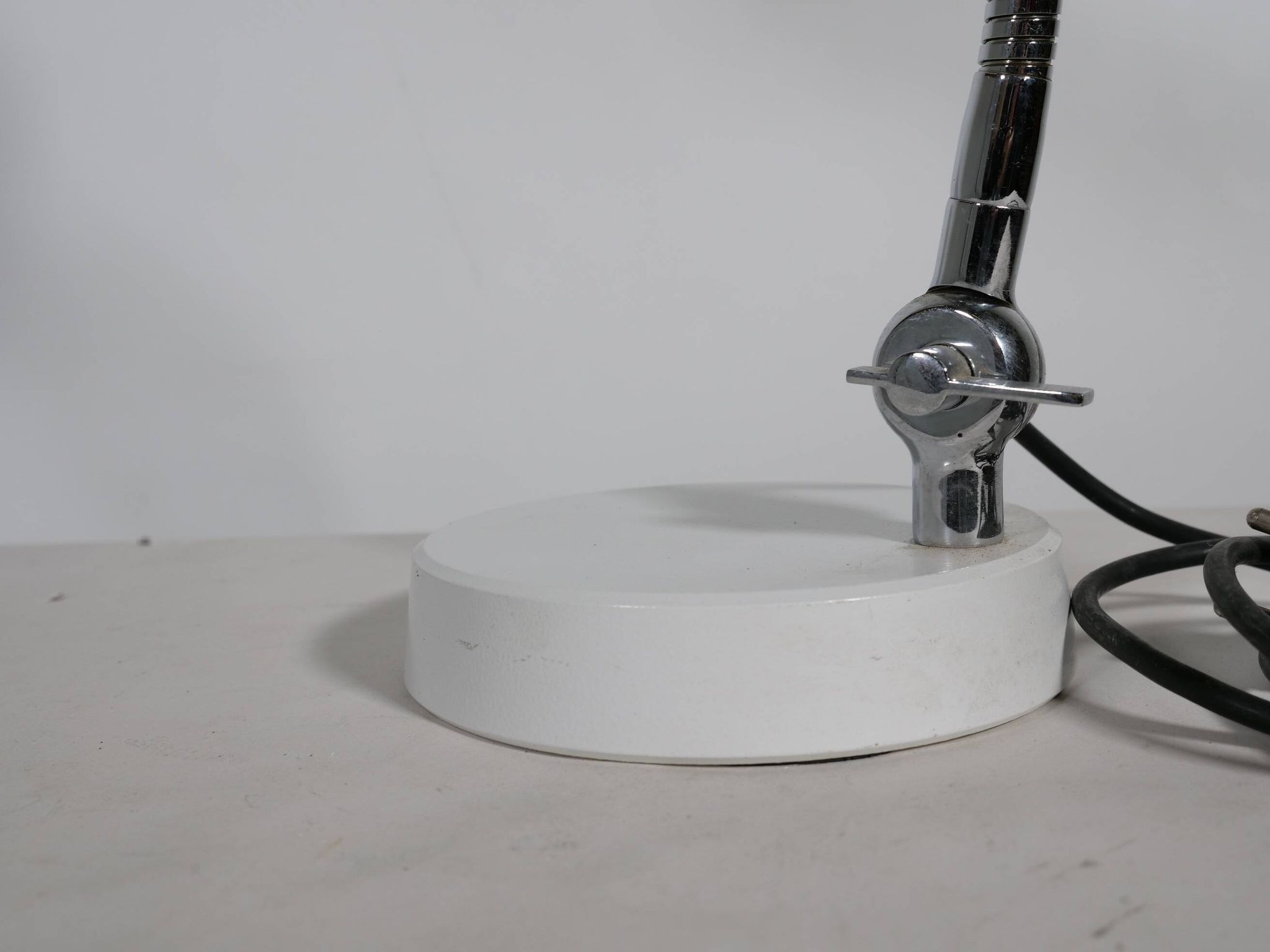 Lampe de bureau vintage du milieu du siècle avec loupe, années 1970