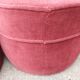 Art deco velvet beanbags
