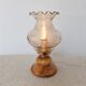 Vintage style boudoir lamp in glass and marble