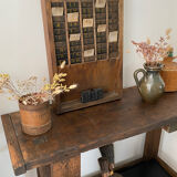 Old wooden workbench