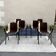 Set de 6 fauteuils bridges Albert Jacob / Grofillex 1970