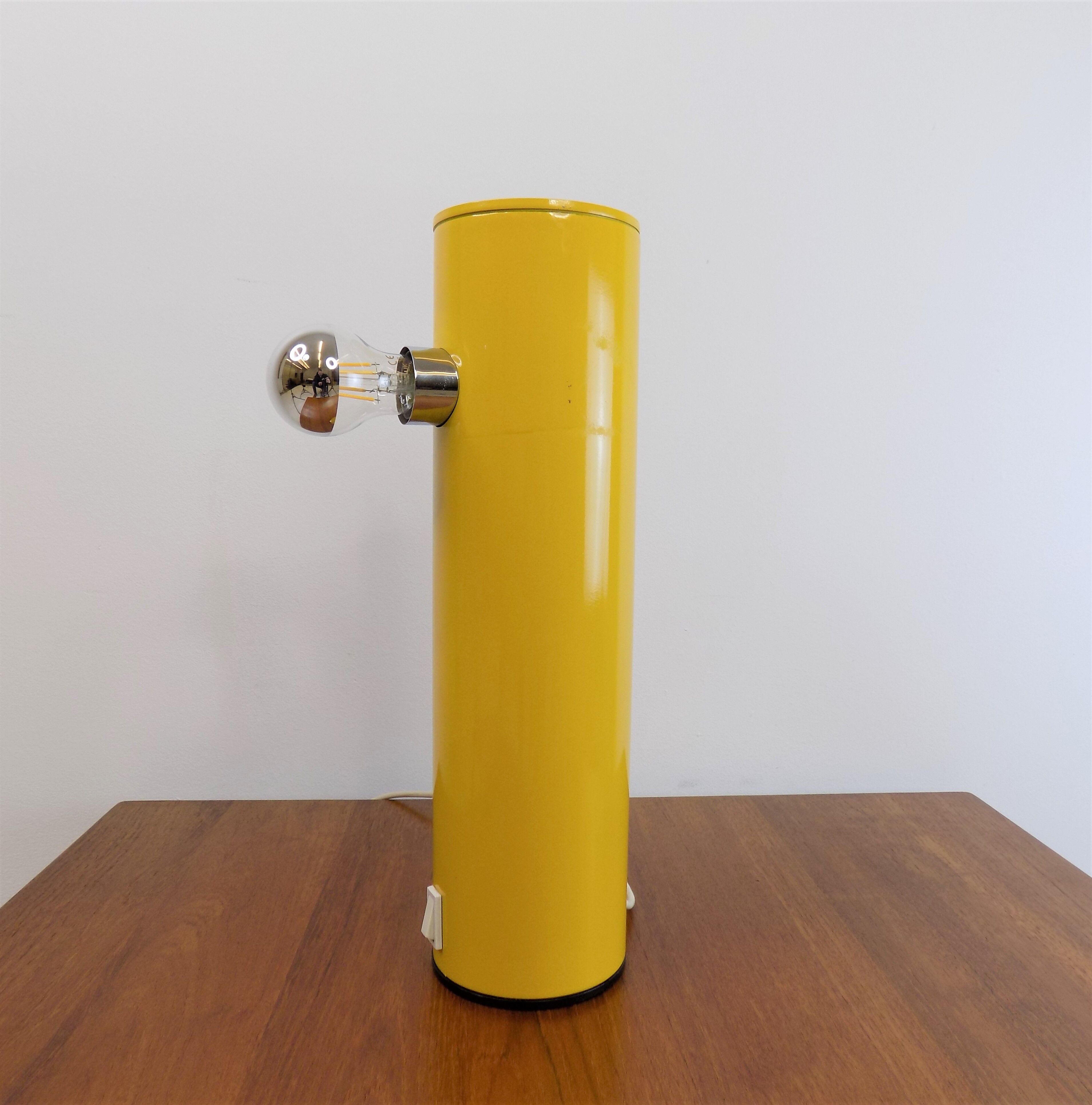 Hillebrand table lamp Cylinder 70s