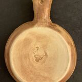 2 plats en grès, Poterie la Colombe, 1970
