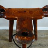 Brutalist style bar stool