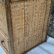 Vintage wicker chest of drawers furniture