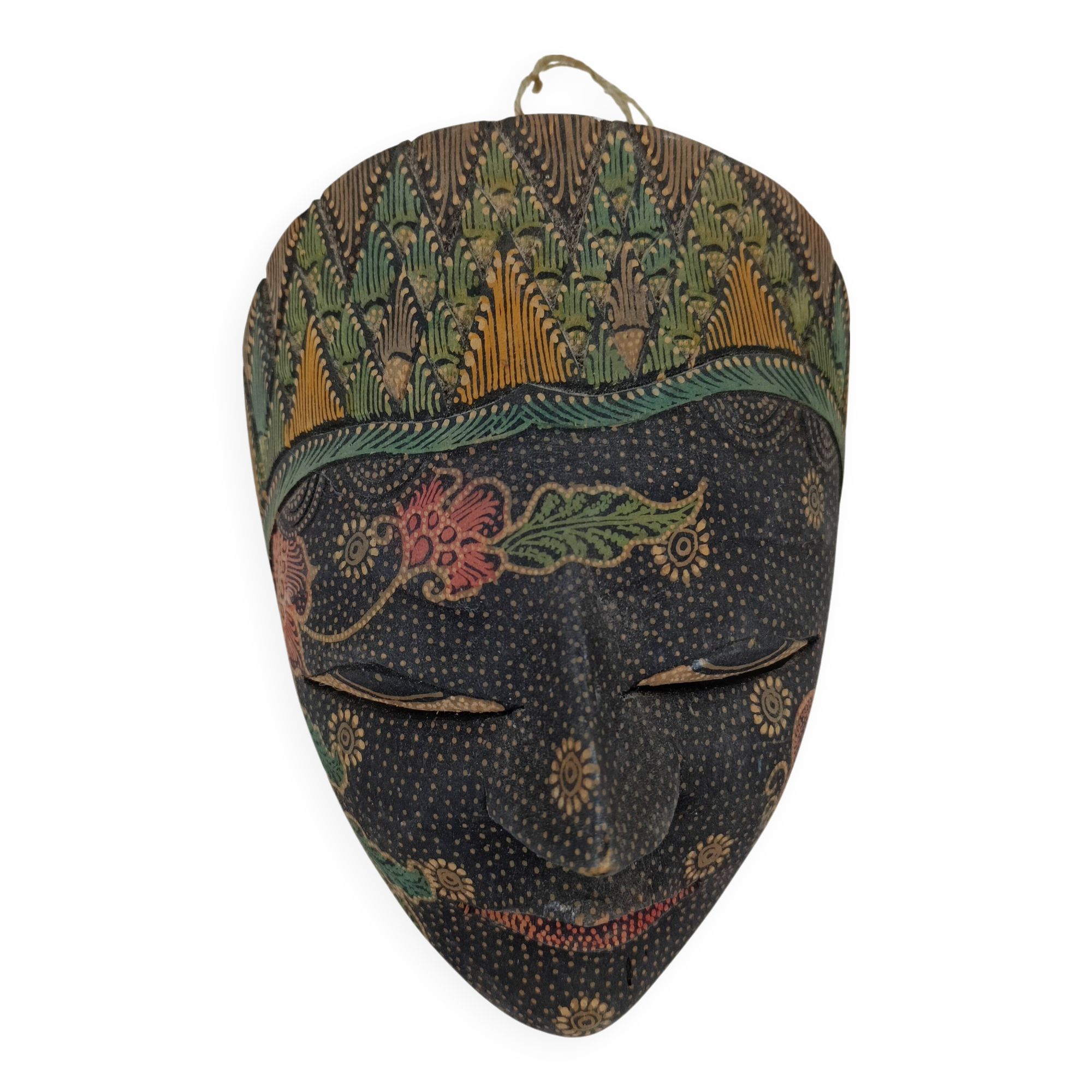 Wooden decorative mask, Bali