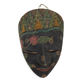 Masque de décoration en bois, Bali