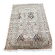 Handmade Persian rug beige cashmere wool from India 127x190cm