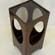 Vinyl storage side table — Italy, 1960s