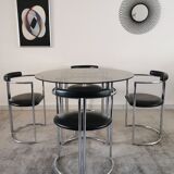 Bauhaus-style dining set from the 70s