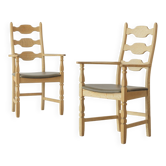 Henning Kjærnulf armchair, dining chair (pair)