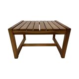 Vintage Wooden Coffee Table Karin Möbring for Ikea 70's Design