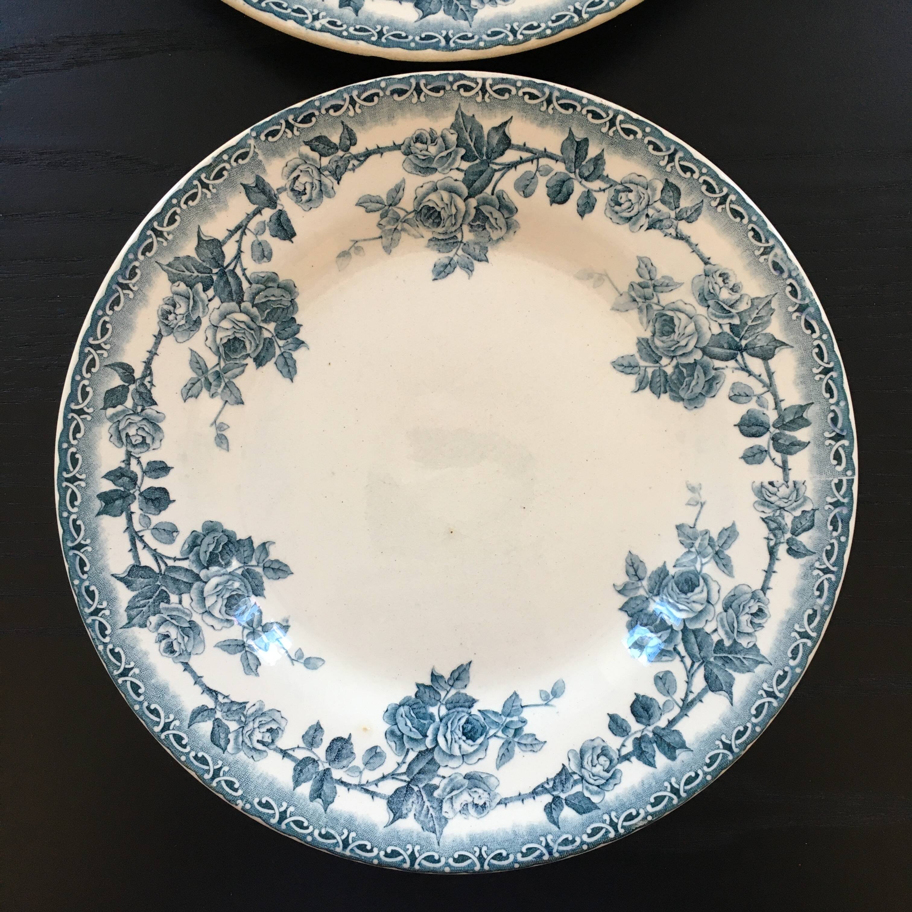Pair of Terre de Fer plates
