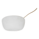 Milk glass ceiling or wall light by Glasshutte Limburg, Germany 1970's